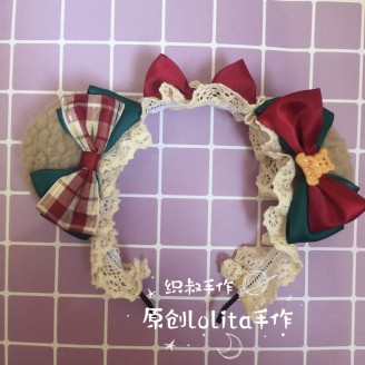 Christmas Bear Ears Lolita Style KC (CM11)